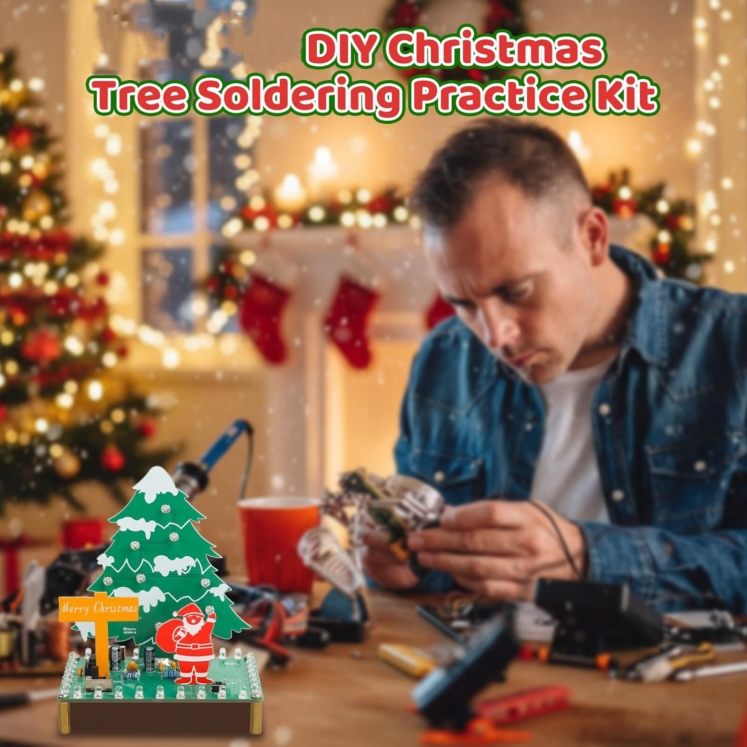Musical Christmas Tree Solderi - Diy Electronics Projects For Adults reseña y precio