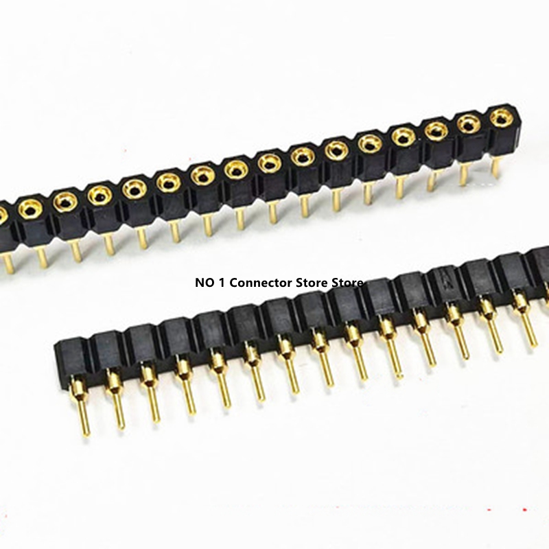 1PCS 2.54mm Pitch Round Hole M - Male Female Header Pin reseña y precio