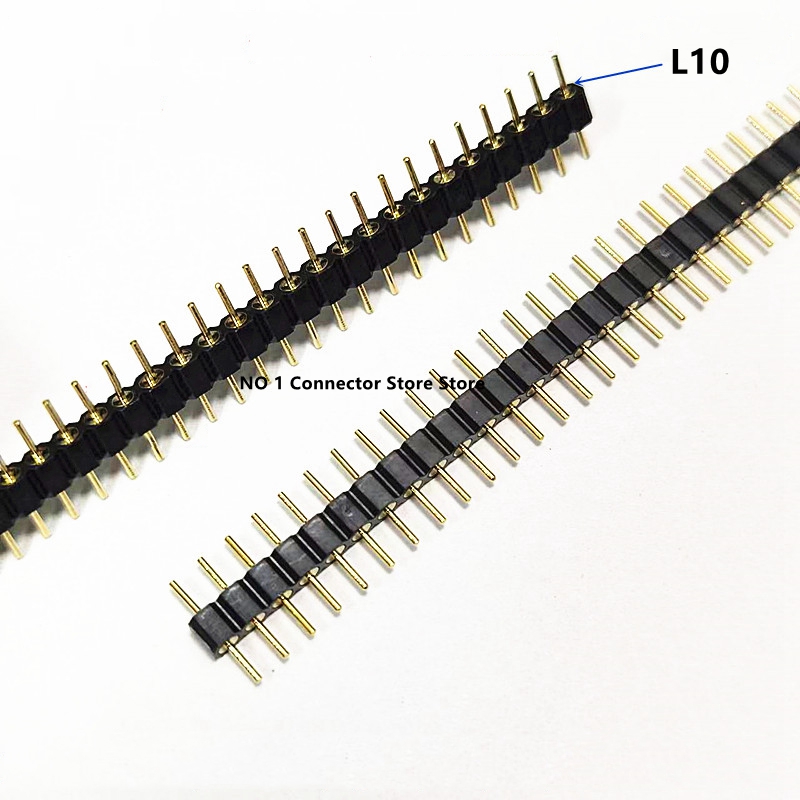 1PCS 2.54mm Pitch Round Hole M - Male Female Header Pin reseña y precio