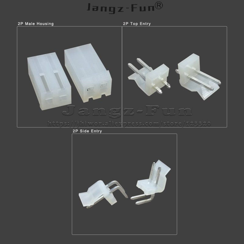 50pcs 2P CH 3.96 Plug 3.96mm M - Male Female Header Pin reseña y precio