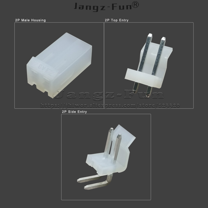 50pcs 2P CH 3.96 Plug 3.96mm M - Male Female Header Pin reseña y precio