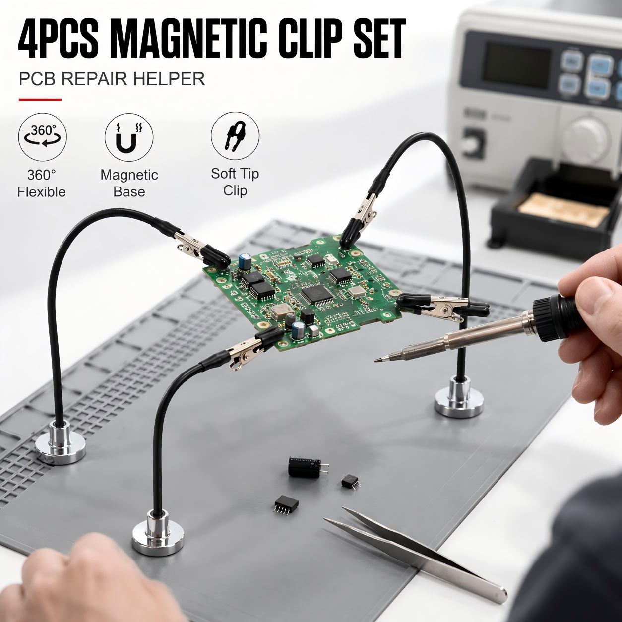 Magnetic Soldering Third Hand  - Useful Diy Electronics reseña y precio