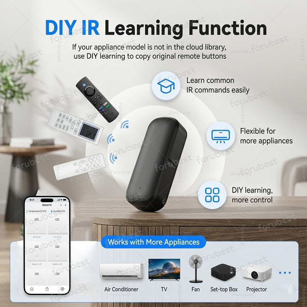 Zigbee IR Remote Control Humid - Ir Infrared Receiver reseña y precio