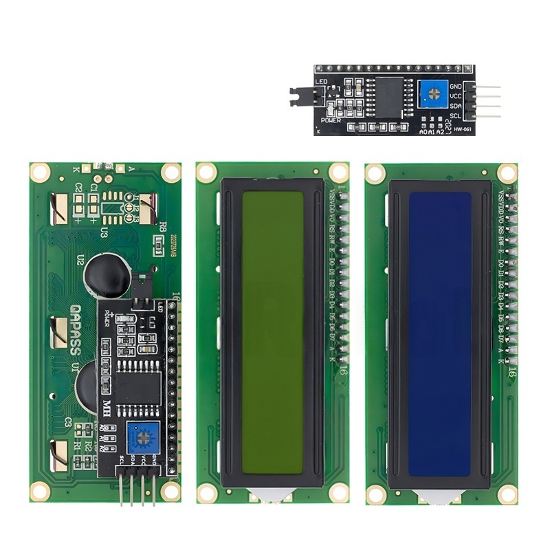 LCD 1602 2004 Module Blue Gree - I2C Lcd Display reseña y precio