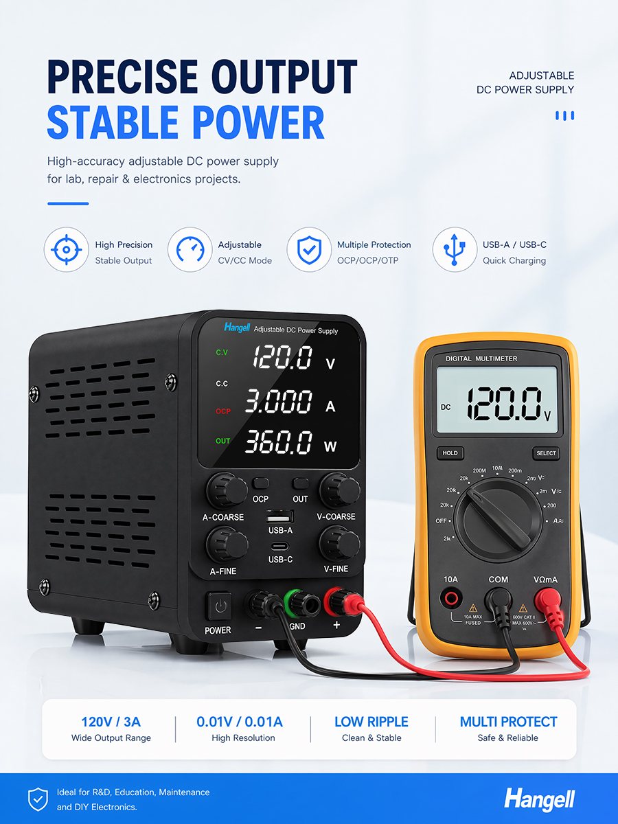 DC Laboratory Power Supply 120 - Dc Power Supply Variable reseña y precio