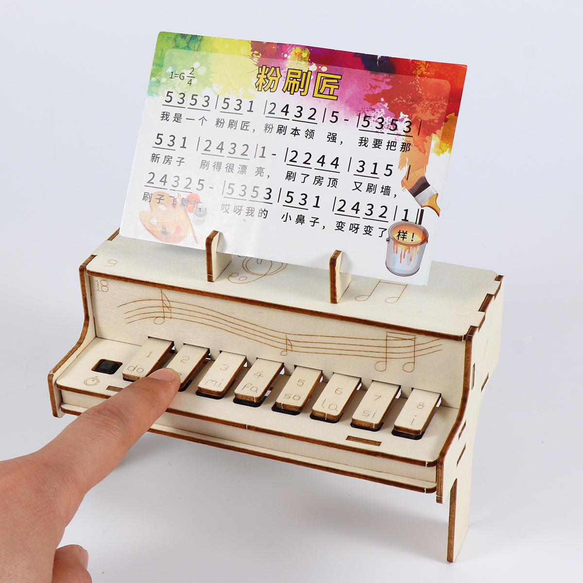 DIY Wooden Electronic Piano Mo - Diy Electronics For Kids reseña y precio