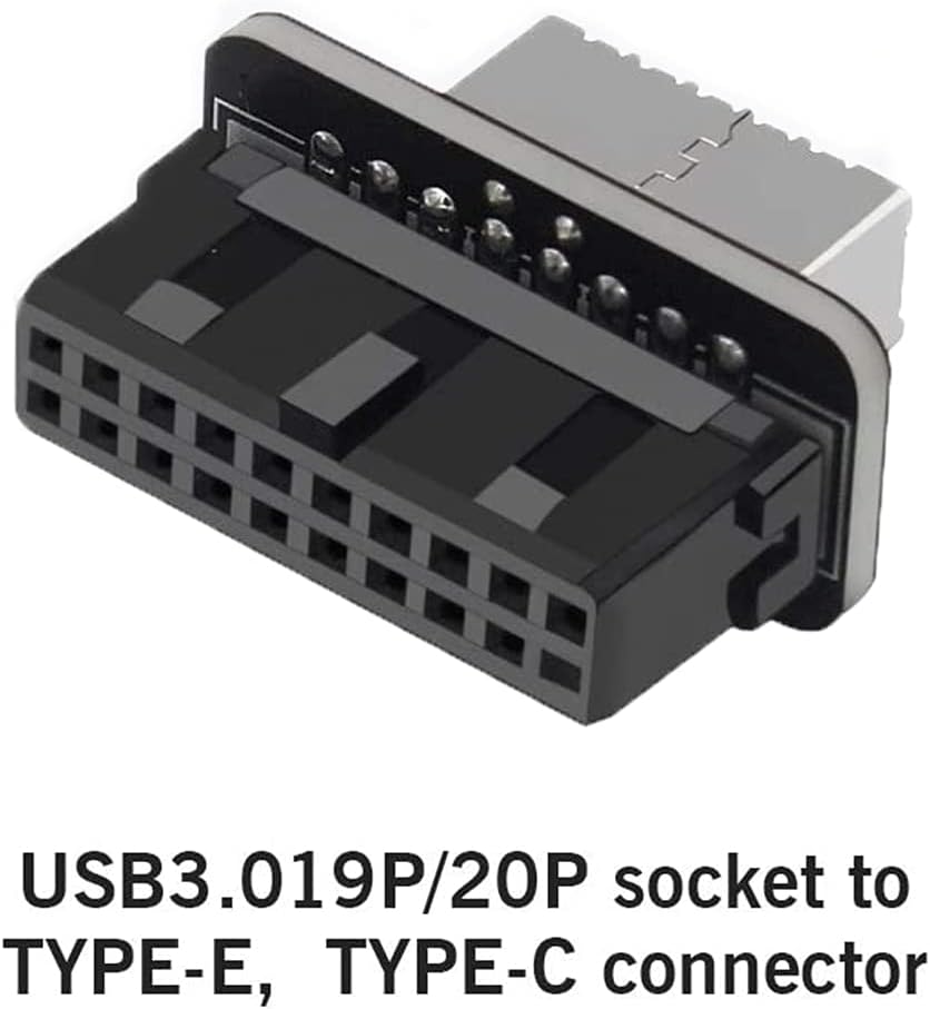 USB 3.0 19/20Pin to Type E Ada - Male Female Header Pin reseña y precio