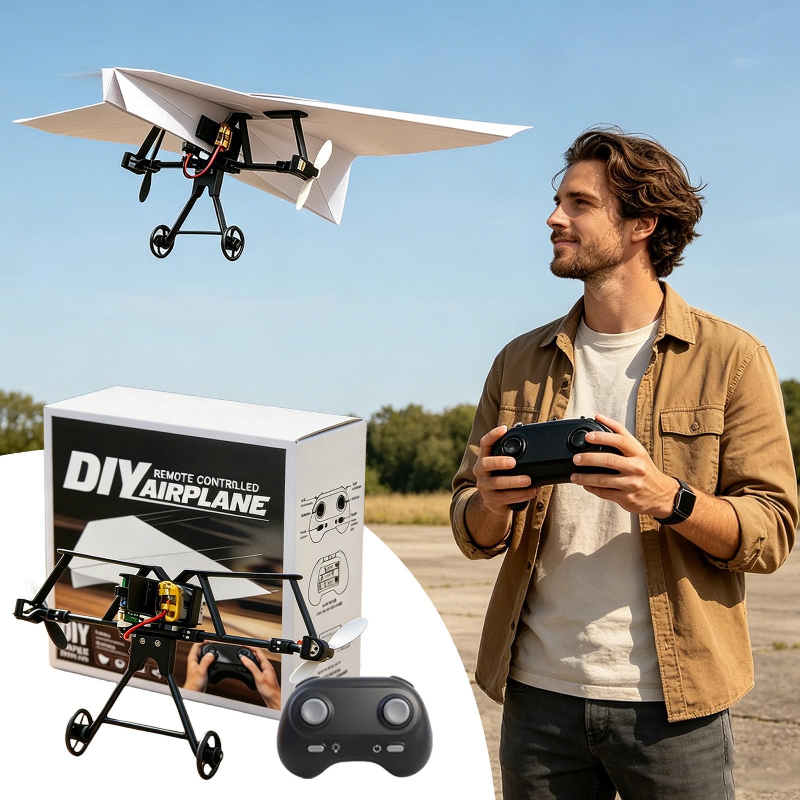 Remote Control Paper Airplane  - Diy Electronics For Kids reseña y precio