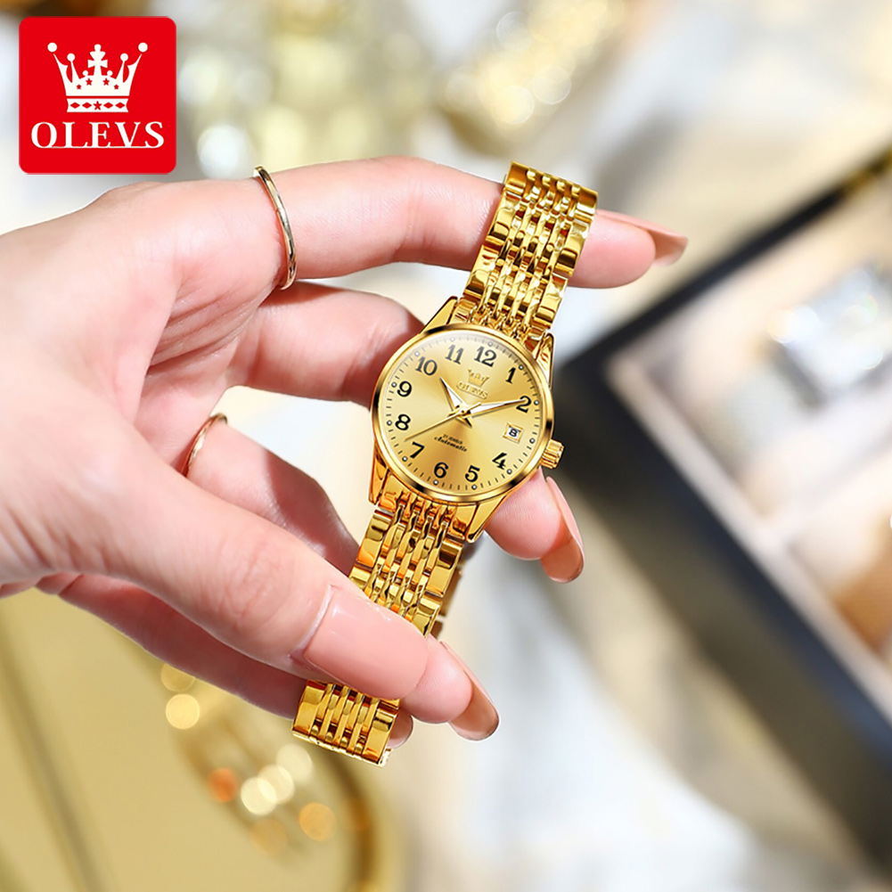 OLEVS 6666 Woman Watch Fashion - Push Button Tactile reseña y precio