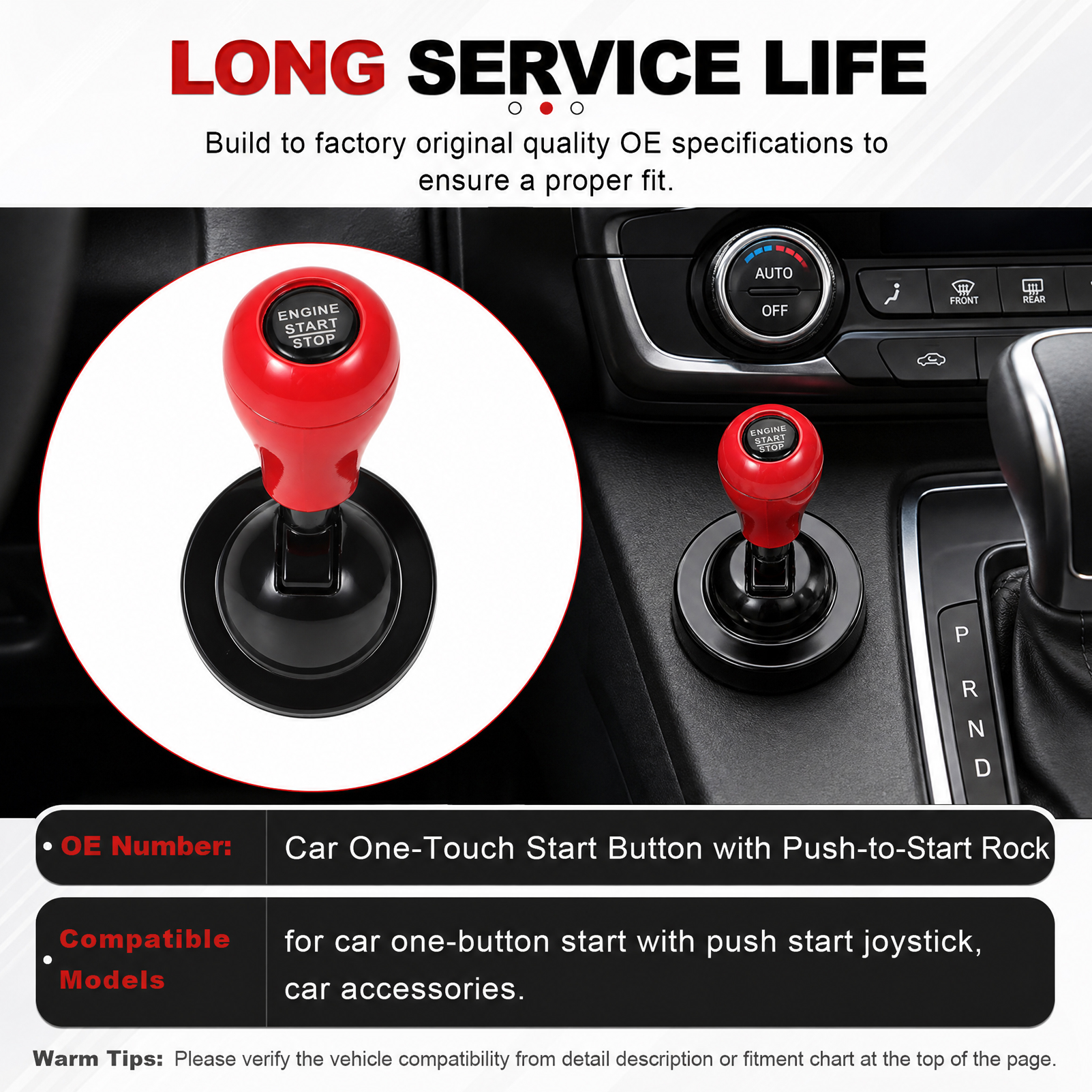 Car One-Touch Start Button wit - Push Button Tactile reseña y precio