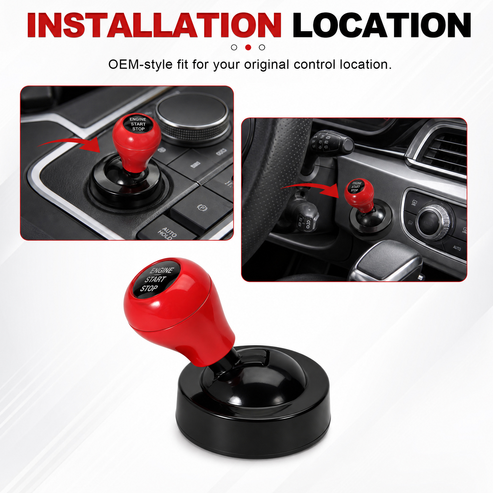 Car One-Touch Start Button wit - Push Button Tactile reseña y precio