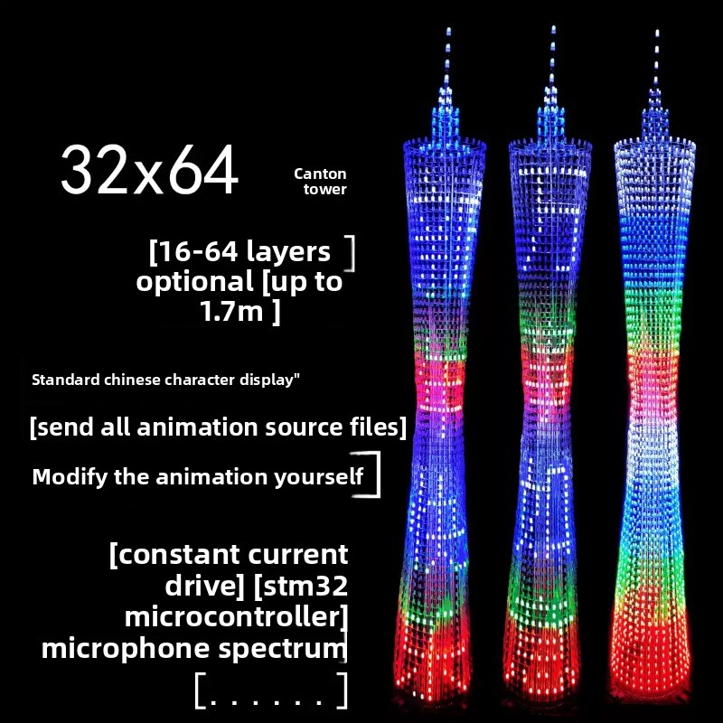64 Layers Canton Tower DIY Ele - Useful Diy Electronics reseña y precio