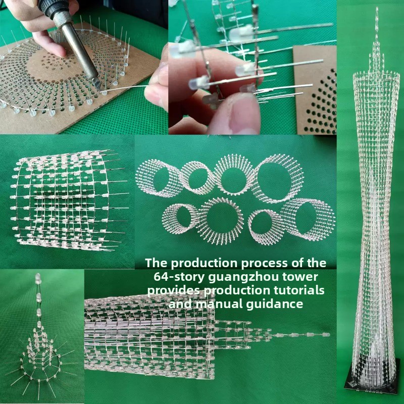 64 Layers Canton Tower DIY Ele - Useful Diy Electronics reseña y precio