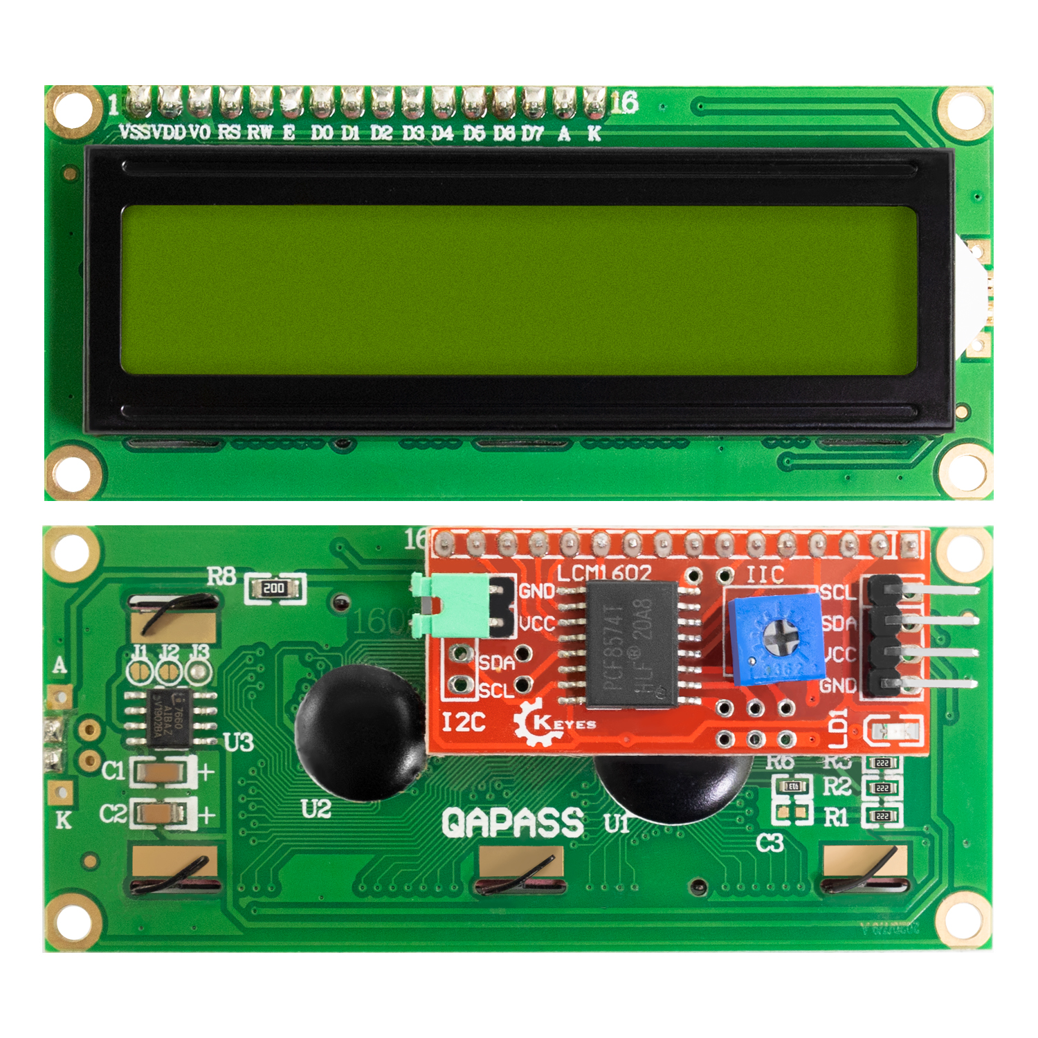 KEYES DC 3.3V LCD1602+I2C Modu - I2C Lcd Display reseña y precio