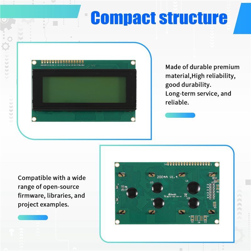 FULL-10PCS LCD2004 2004 LCD Mo - I2C Lcd Display reseña y precio